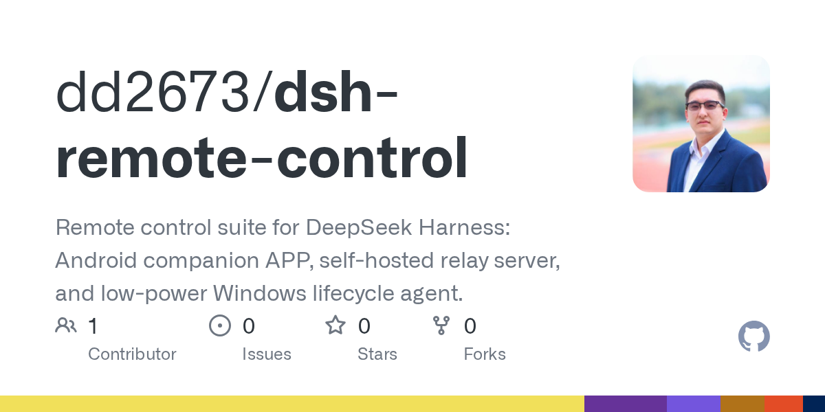 dd2673/dsh-remote-control Screenshot preview