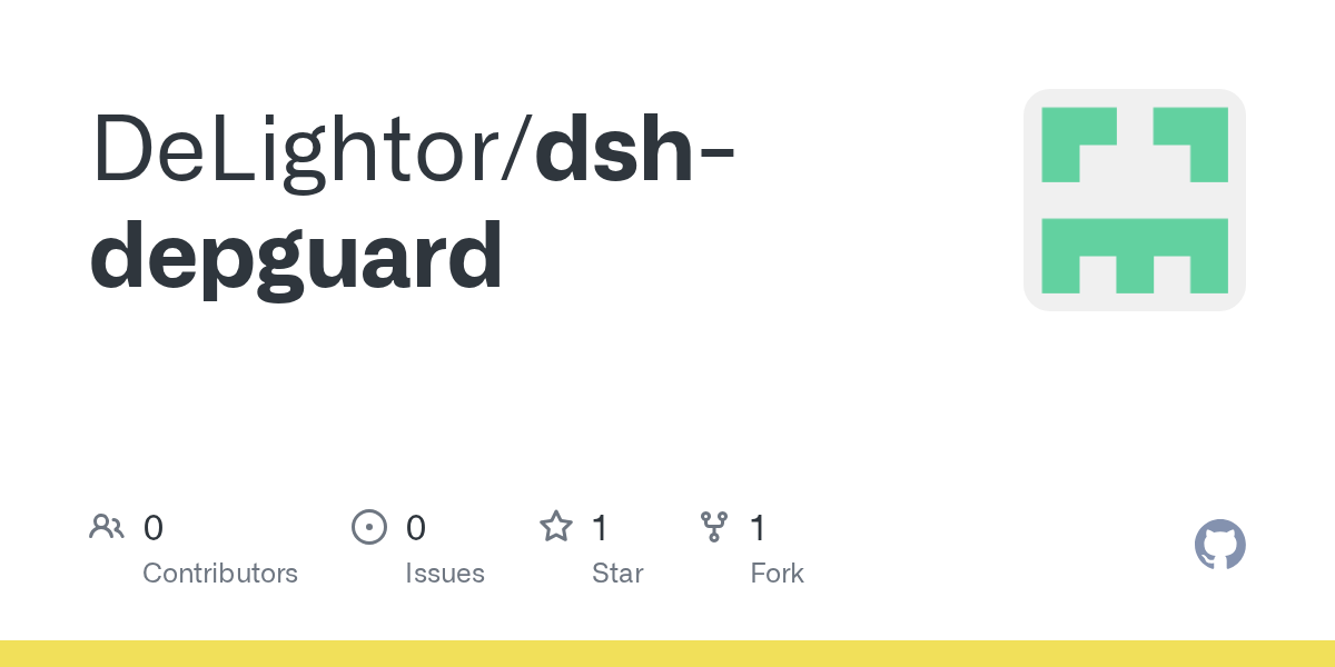 DeLightor/dsh-depguard Screenshot preview
