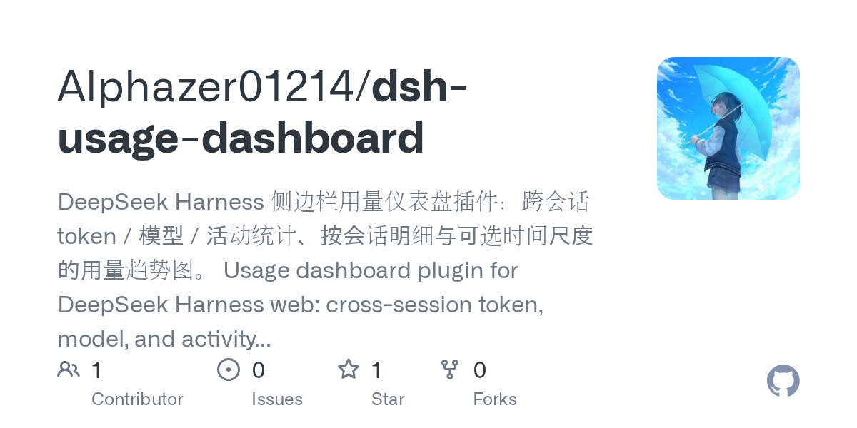 Alphazer01214/dsh-usage-dashboard Screenshot preview