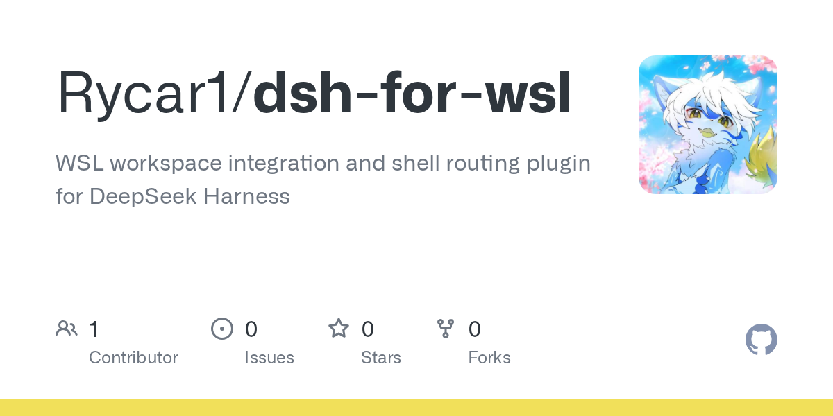 Rycar1/dsh-for-wsl Screenshot preview