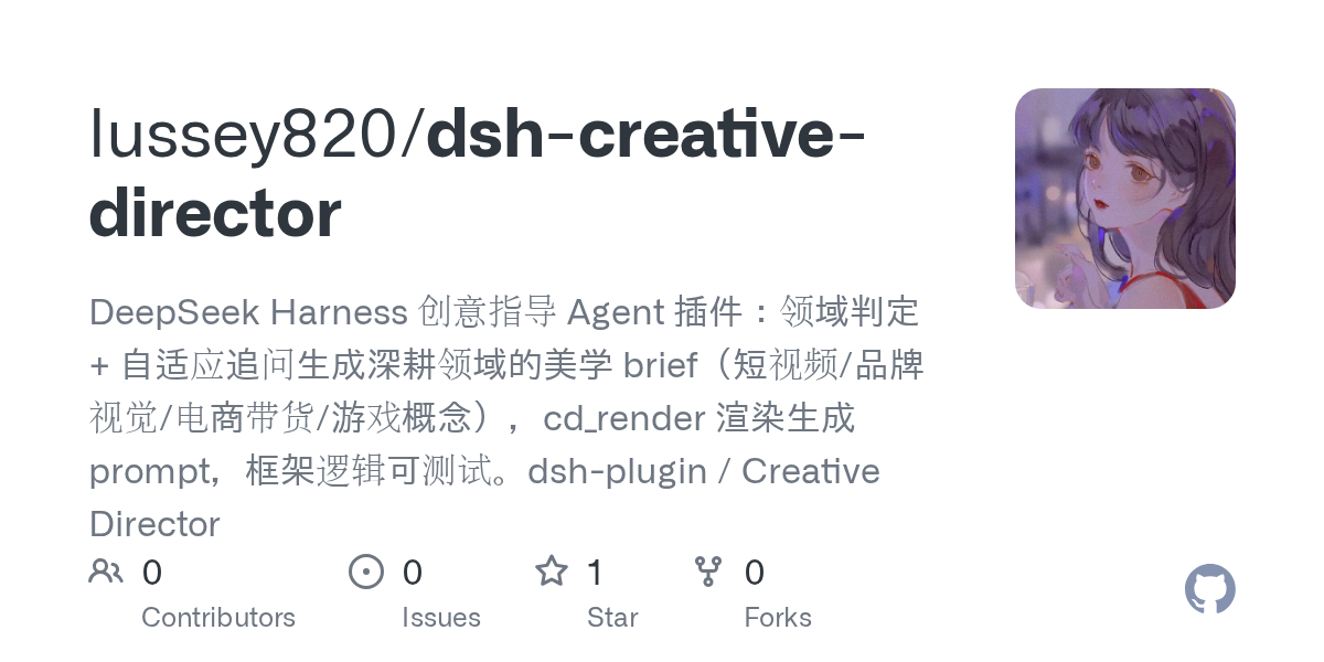 lussey820/dsh-creative-director Screenshot preview