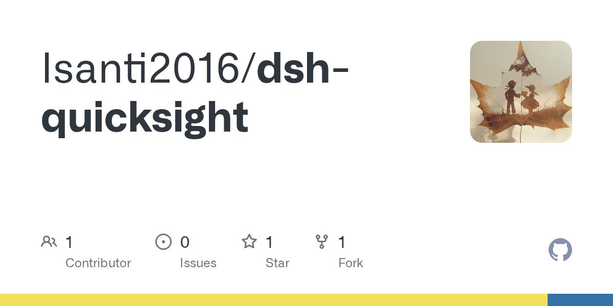 Isanti2016/dsh-quicksight Screenshot preview