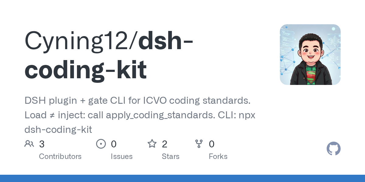 Cyning12/dsh-coding-kit Screenshot preview