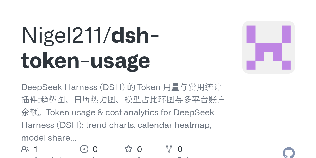 Nigel211/dsh-token-usage Screenshot preview