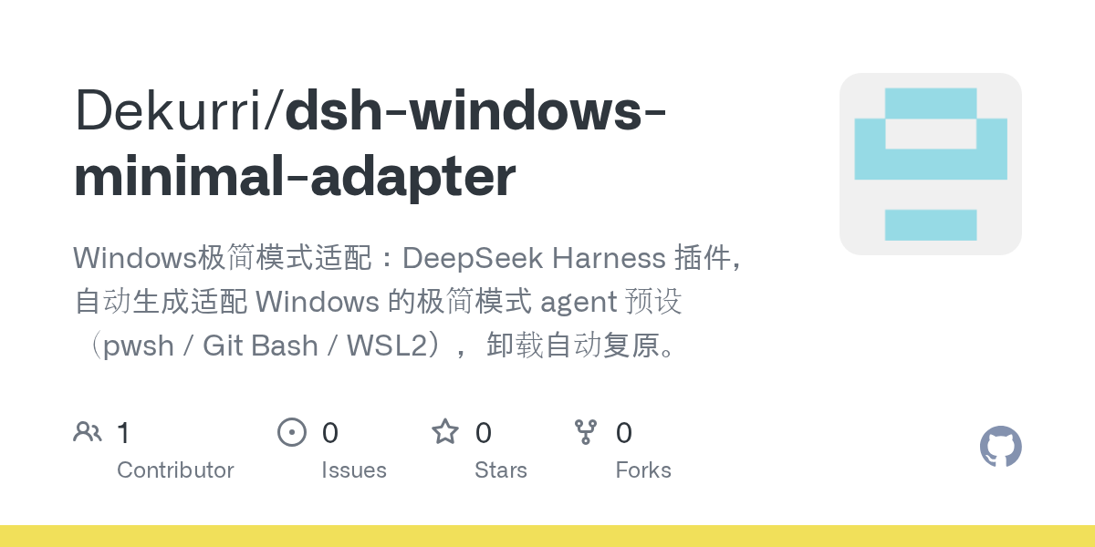 Dekurri/dsh-windows-minimal-adapter Screenshot preview