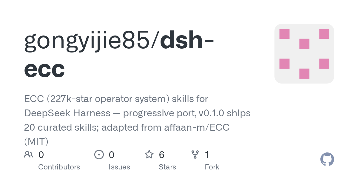 gongyijie85/dsh-ecc Screenshot preview
