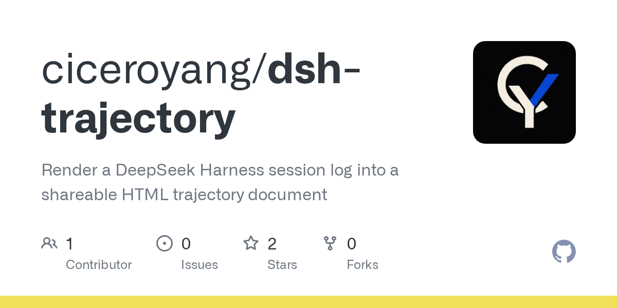 ciceroyang/dsh-trajectory Screenshot preview