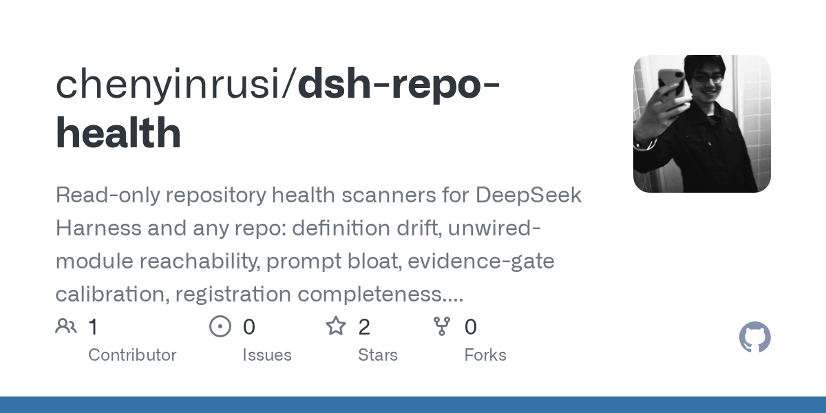 chenyinrusi/dsh-repo-health Screenshot preview