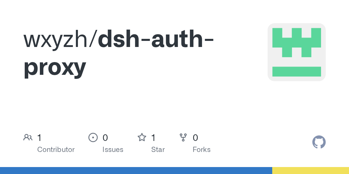 wxyzh/dsh-auth-proxy Screenshot preview