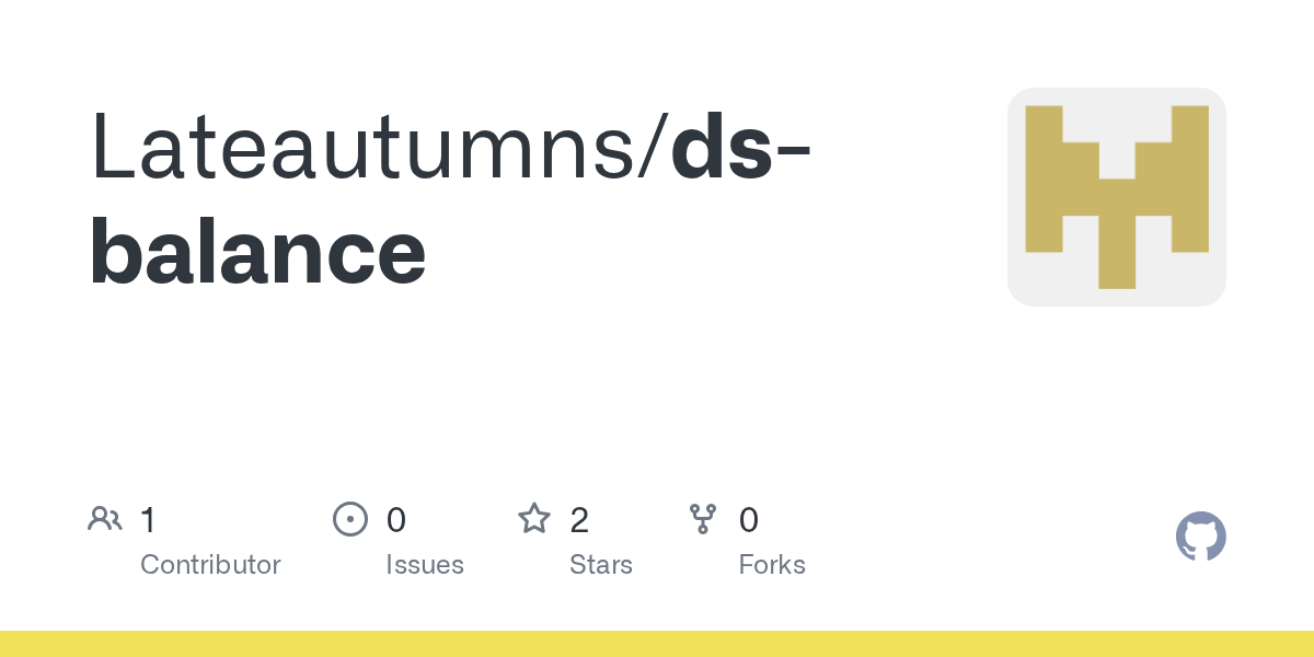 Lateautumns/ds-balance Screenshot preview