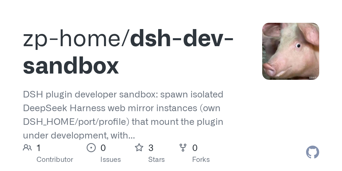 zp-home/dsh-dev-sandbox Screenshot preview
