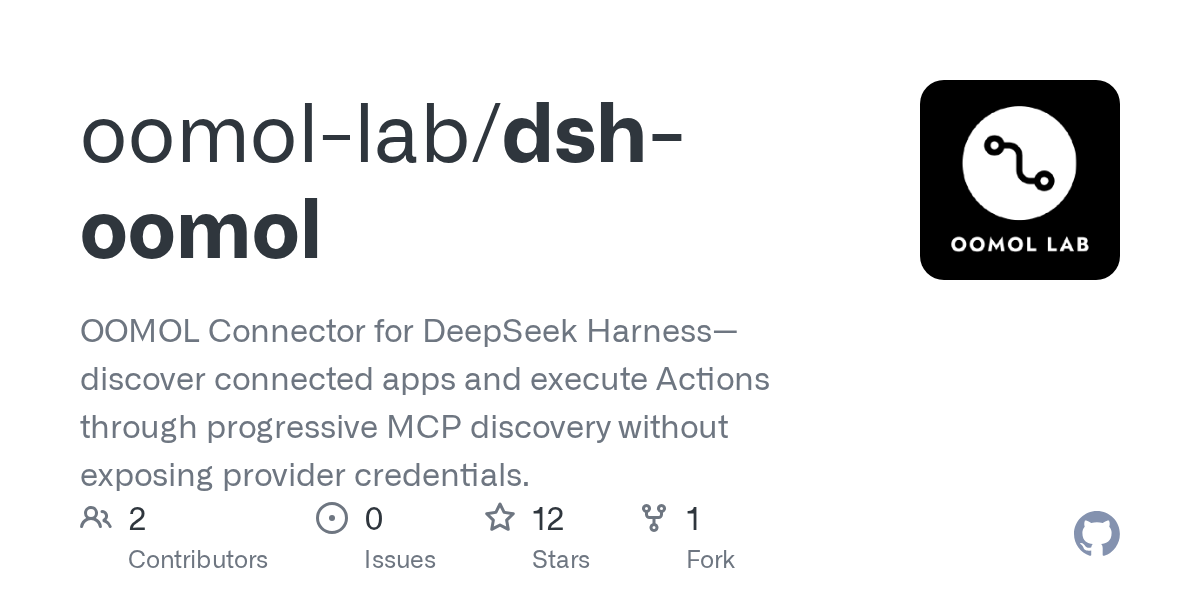 oomol-lab/dsh-oomol Screenshot preview