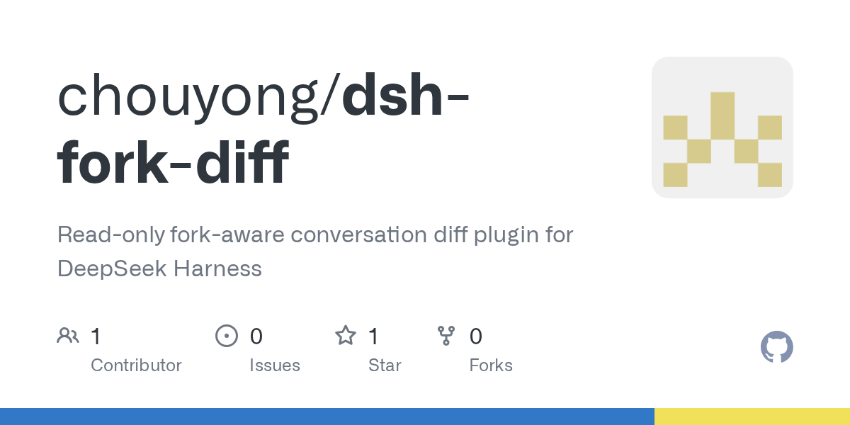 chouyong/dsh-fork-diff Screenshot preview