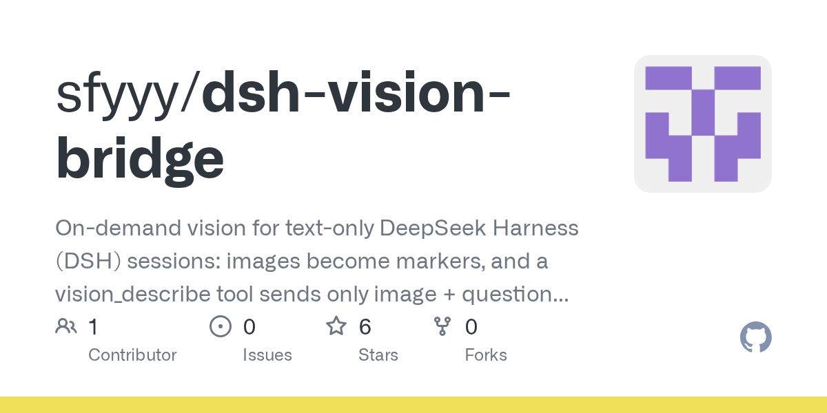 sfyyy/dsh-vision-bridge Screenshot preview