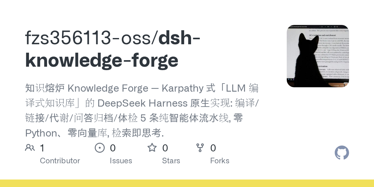 fzs356113-oss/dsh-knowledge-forge Screenshot preview