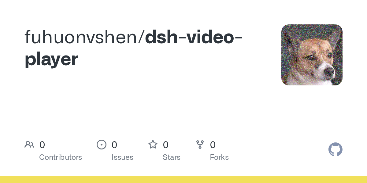 fuhuonvshen/dsh-video-player Screenshot preview
