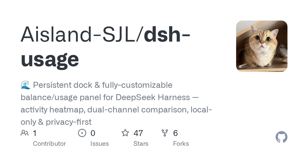 Aisland-SJL/dsh-usage Screenshot preview