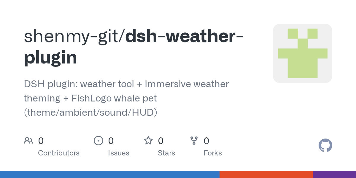 shenmy-git/dsh-weather-plugin Screenshot preview