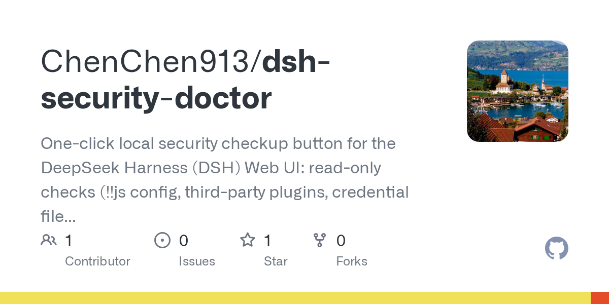 ChenChen913/dsh-security-doctor Screenshot preview