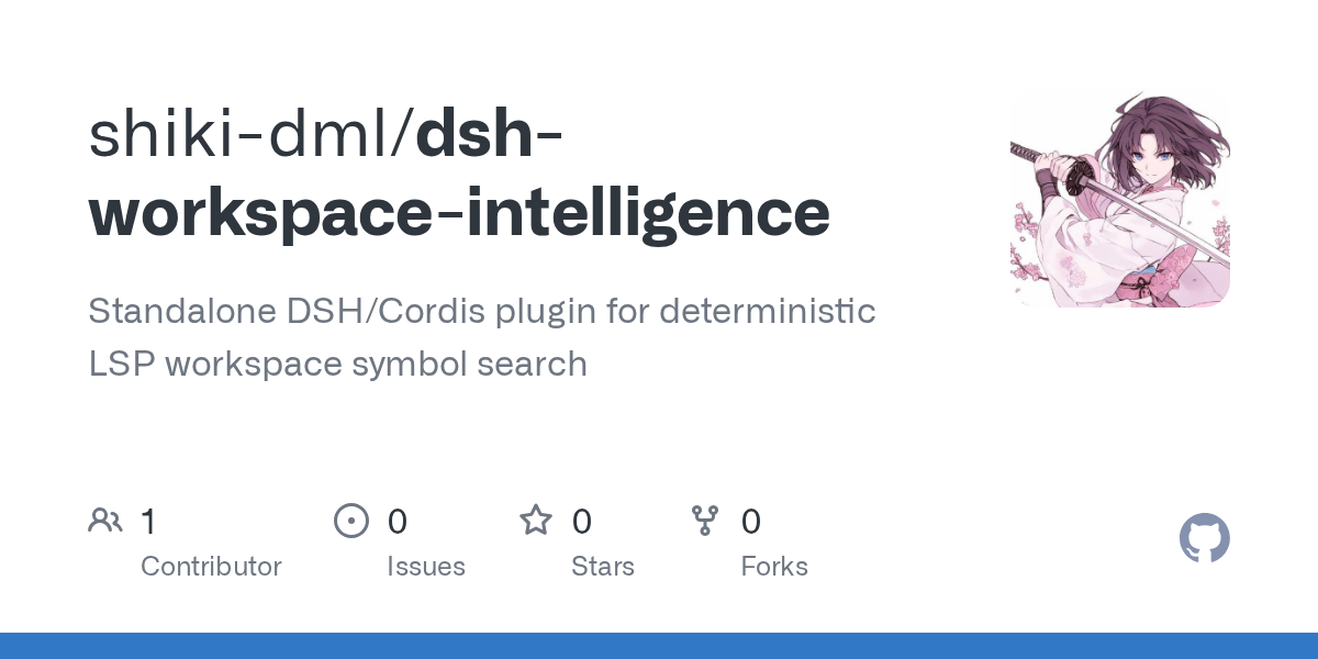 shiki-dml/dsh-workspace-intelligence Screenshot preview