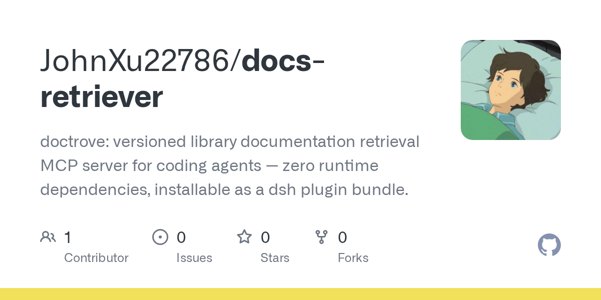 JohnXu22786/docs-retriever Screenshot preview