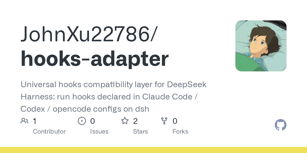 JohnXu22786/hooks-adapter Screenshot preview