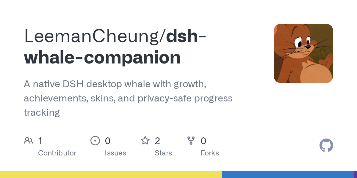 LeemanCheung/dsh-whale-companion Screenshot preview