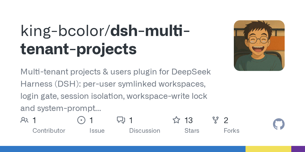 king-bcolor/dsh-multi-tenant-projects Screenshot preview