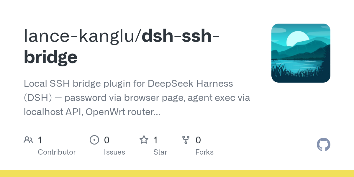 lance-kanglu/dsh-ssh-bridge Screenshot preview
