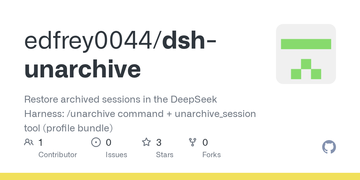 edfrey0044/dsh-unarchive Screenshot preview
