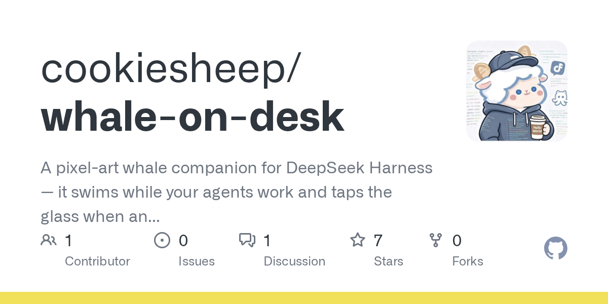 cookiesheep/whale-on-desk Screenshot preview