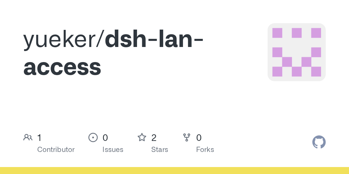 yueker/dsh-lan-access Screenshot preview