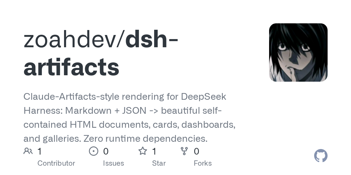 zoahdev/dsh-artifacts Screenshot preview