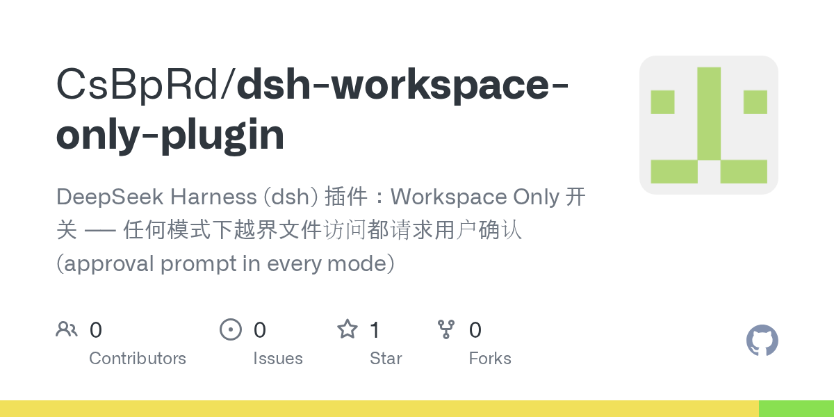 CsBpRd/dsh-workspace-only-plugin Screenshot preview
