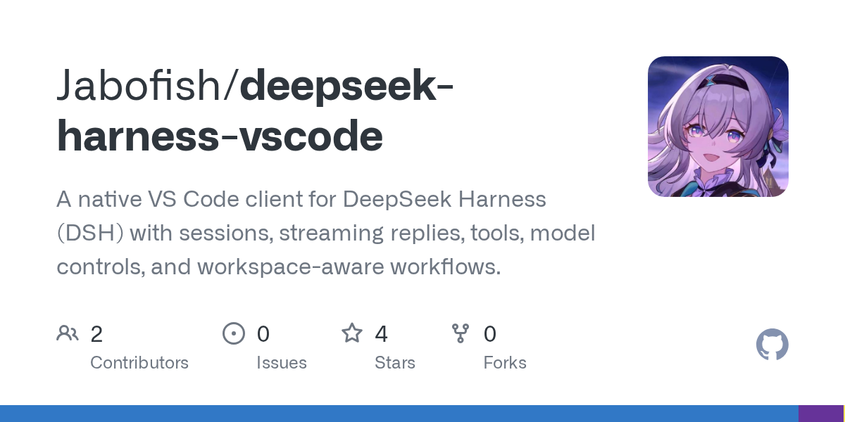 Jabofish/deepseek-harness-vscode Screenshot preview