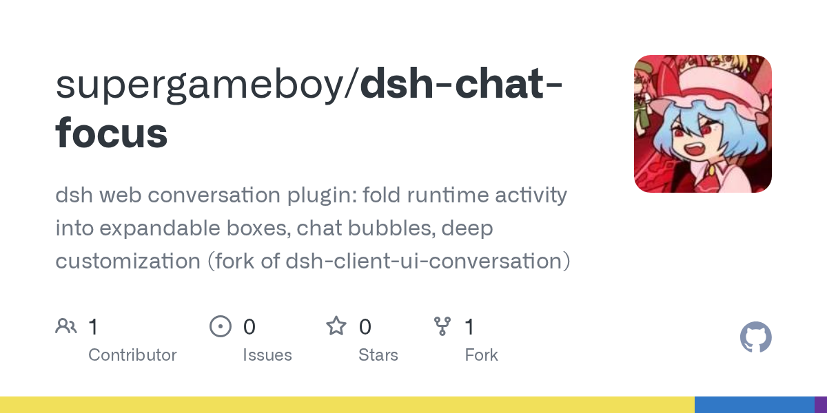 supergameboy/dsh-chat-focus Screenshot preview
