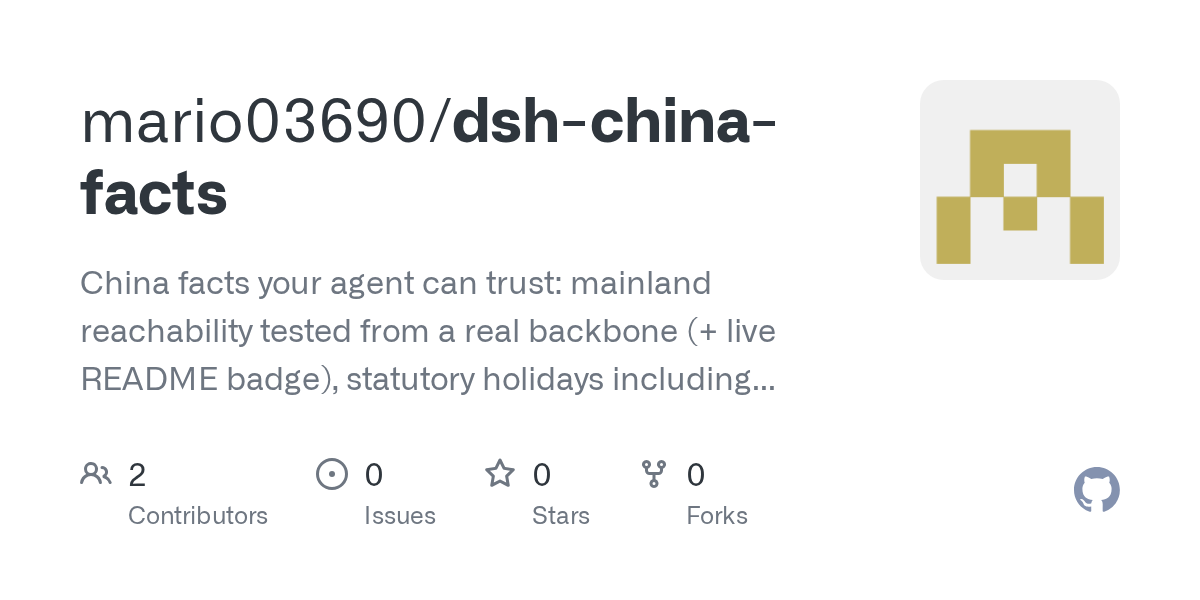mario03690/dsh-china-facts Screenshot preview