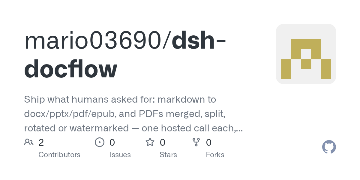 mario03690/dsh-docflow Screenshot preview