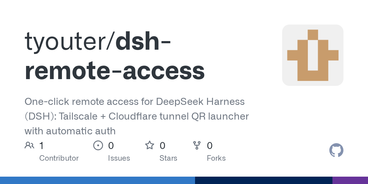 tyouter/dsh-remote-access Screenshot preview