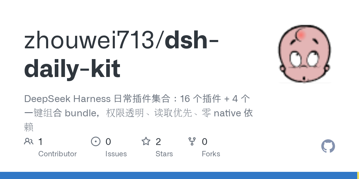 zhouwei713/dsh-daily-kit Screenshot preview