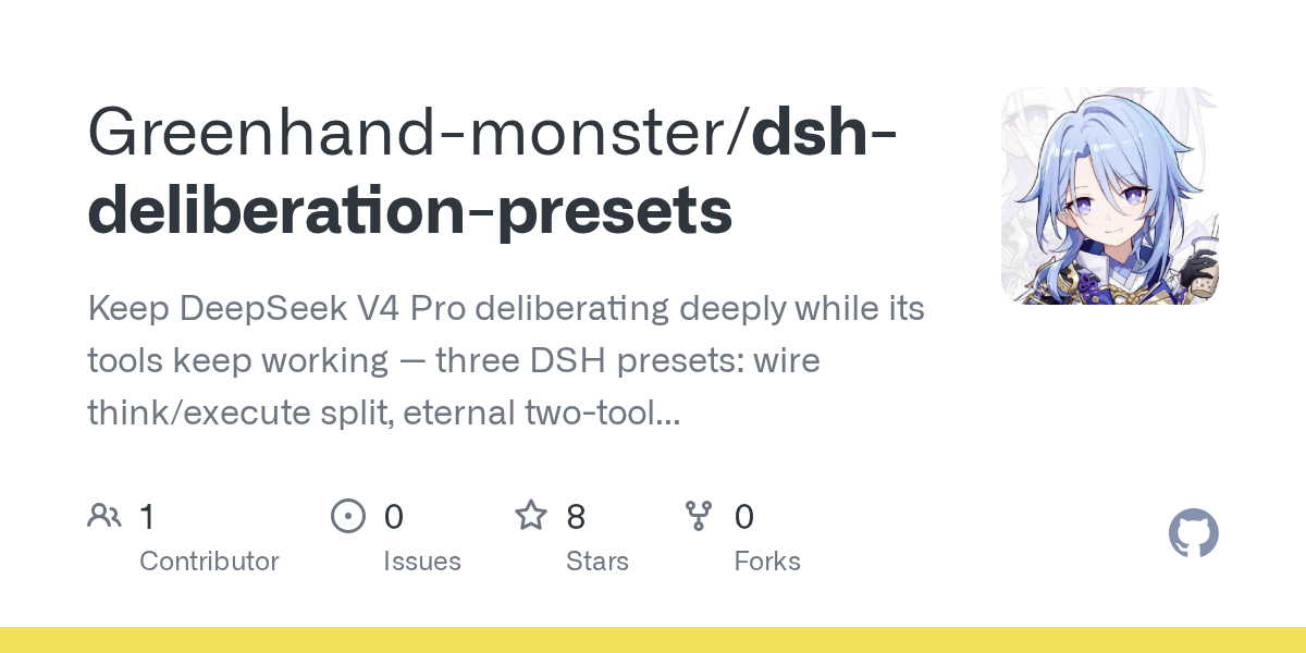 Greenhand-monster/dsh-deliberation-presets Screenshot preview