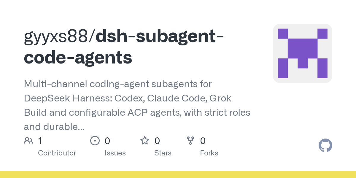 gyyxs88/dsh-subagent-code-agents Screenshot preview