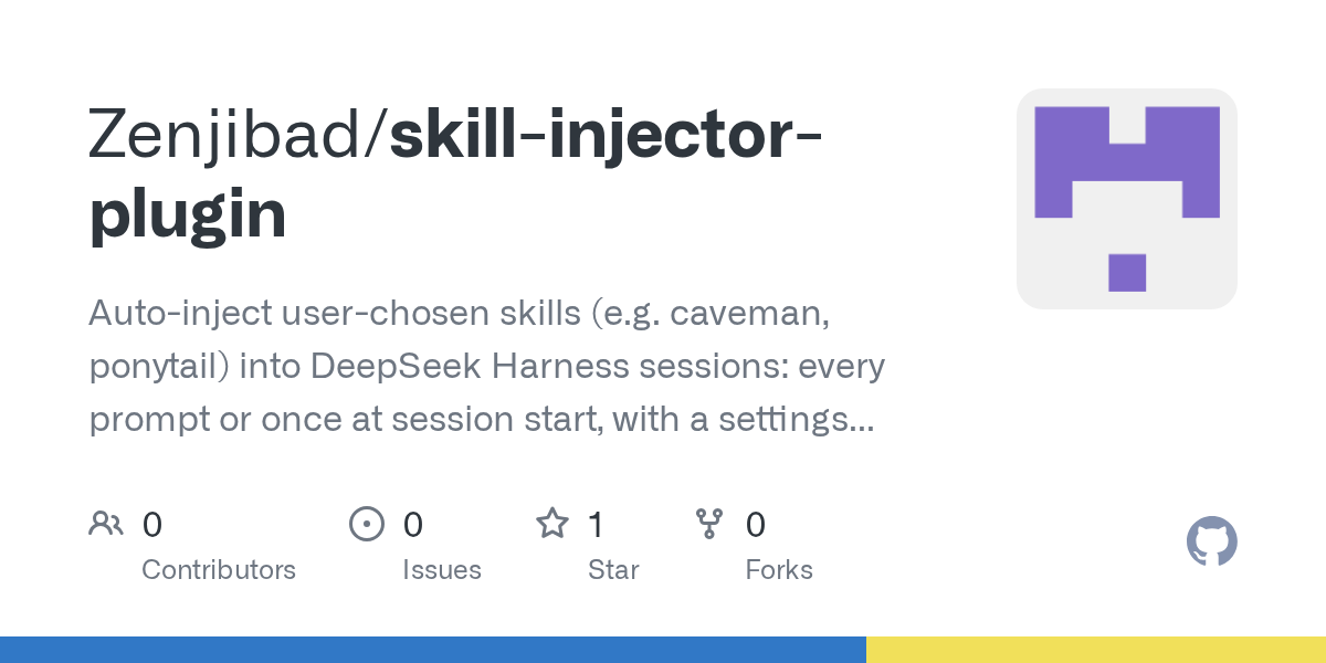 Zenjibad/skill-injector-plugin Screenshot preview