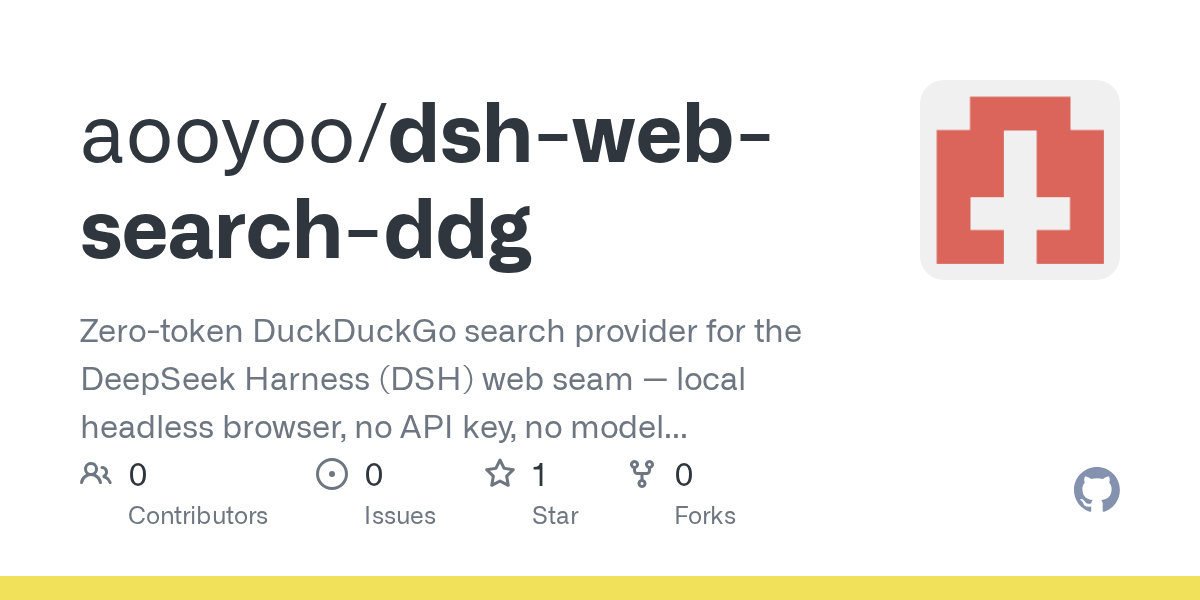 aooyoo/dsh-web-search-ddg Screenshot preview