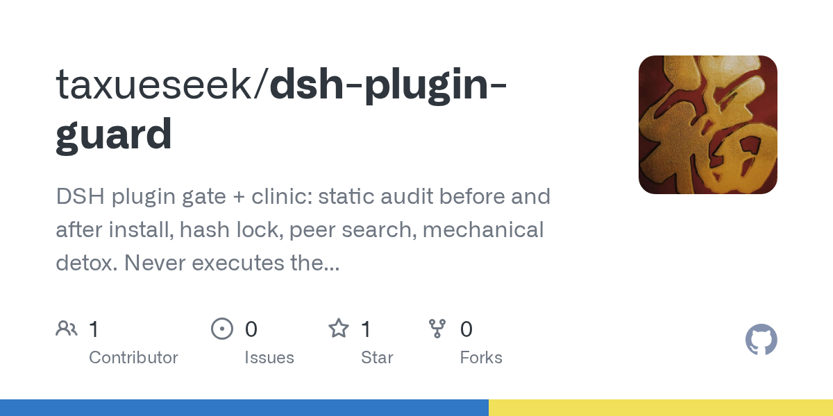 taxueseek/dsh-plugin-guard Screenshot preview