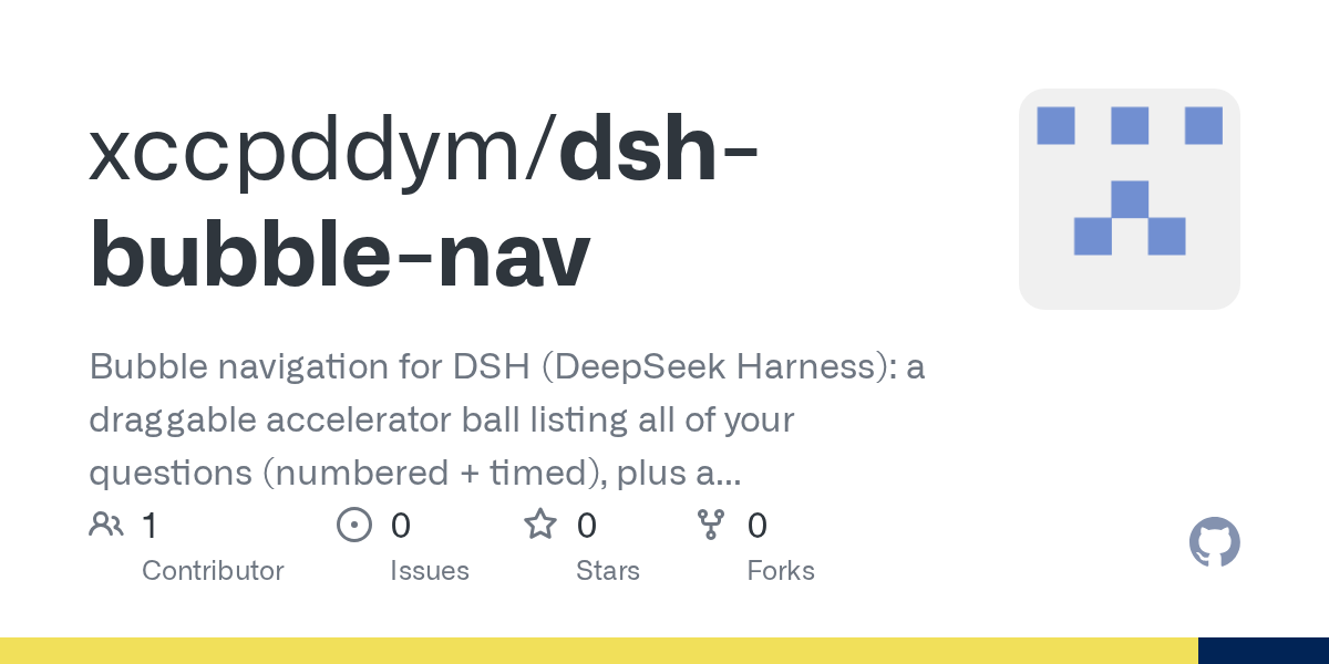 xccpddym/dsh-bubble-nav Screenshot preview