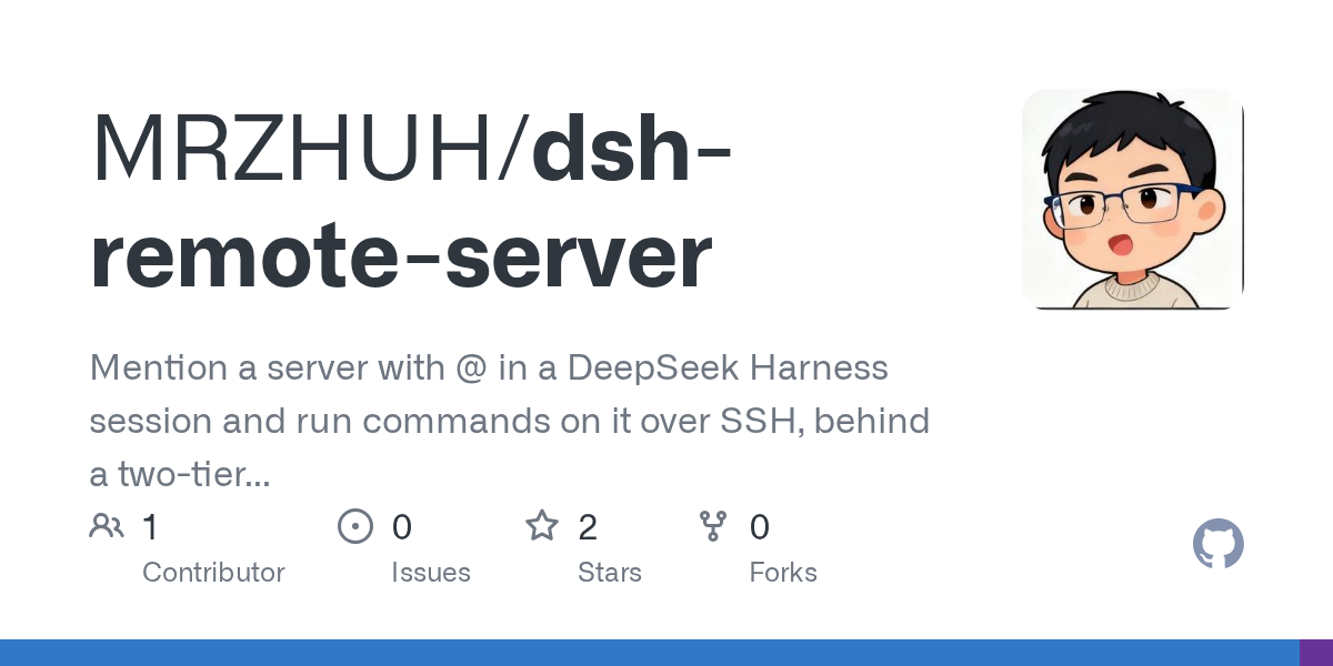 MRZHUH/dsh-remote-server Screenshot preview