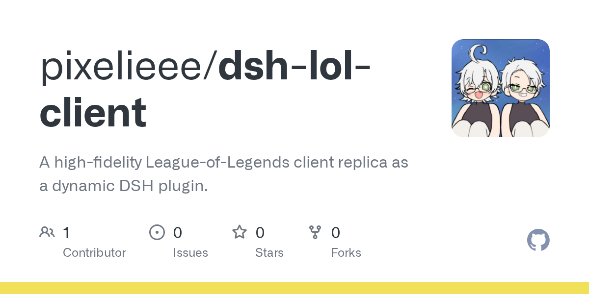 pixelieee/dsh-lol-client Screenshot preview