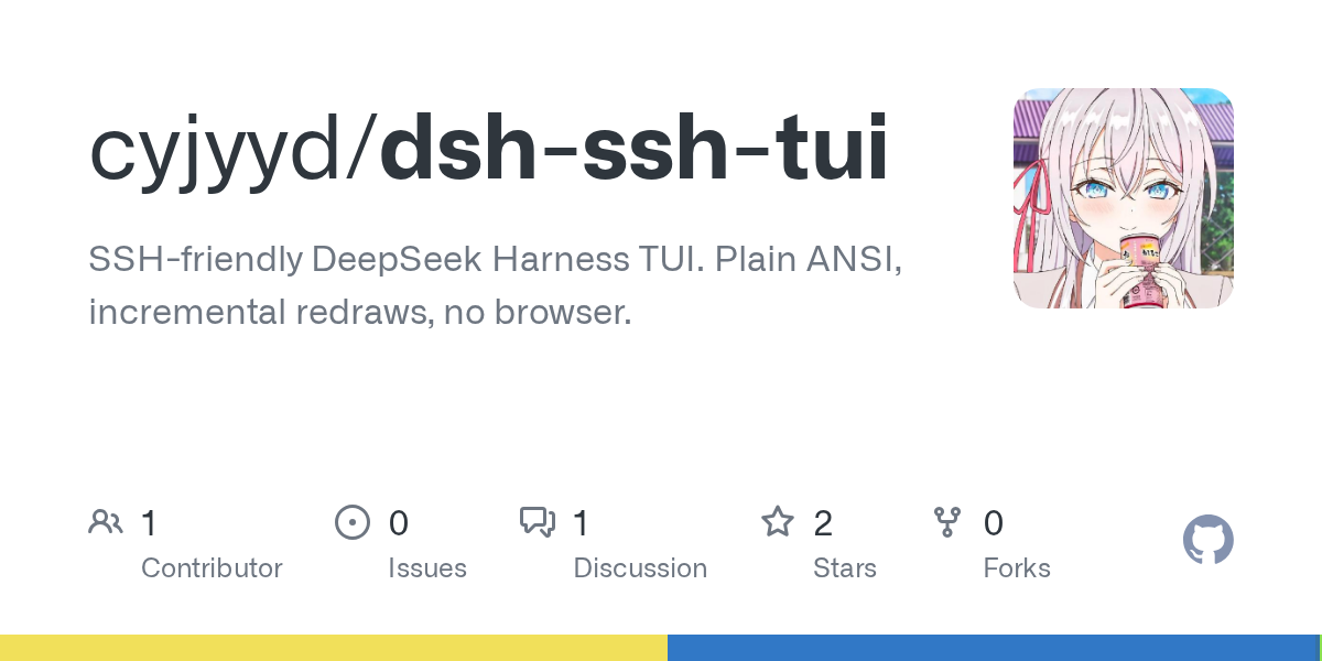 cyjyyd/dsh-ssh-tui Screenshot preview