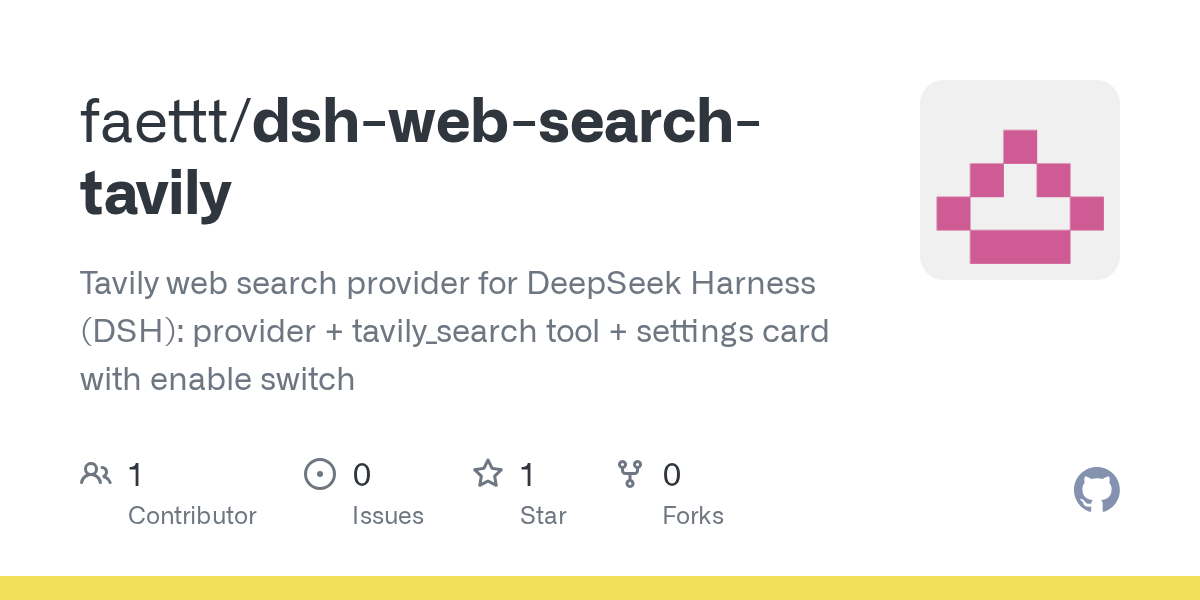 faettt/dsh-web-search-tavily Screenshot preview